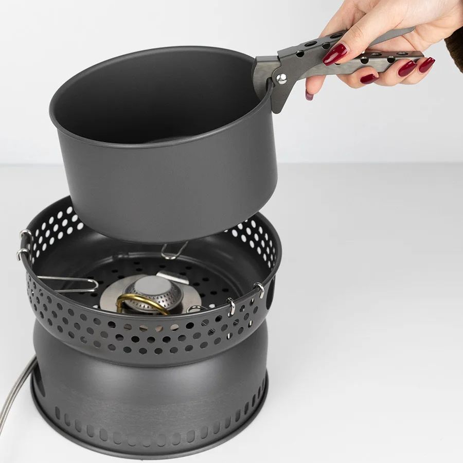 Camping Alloy Cooking Pot Fry  - Camping Cooking Frying Pan บทวิจารณ์และราคา