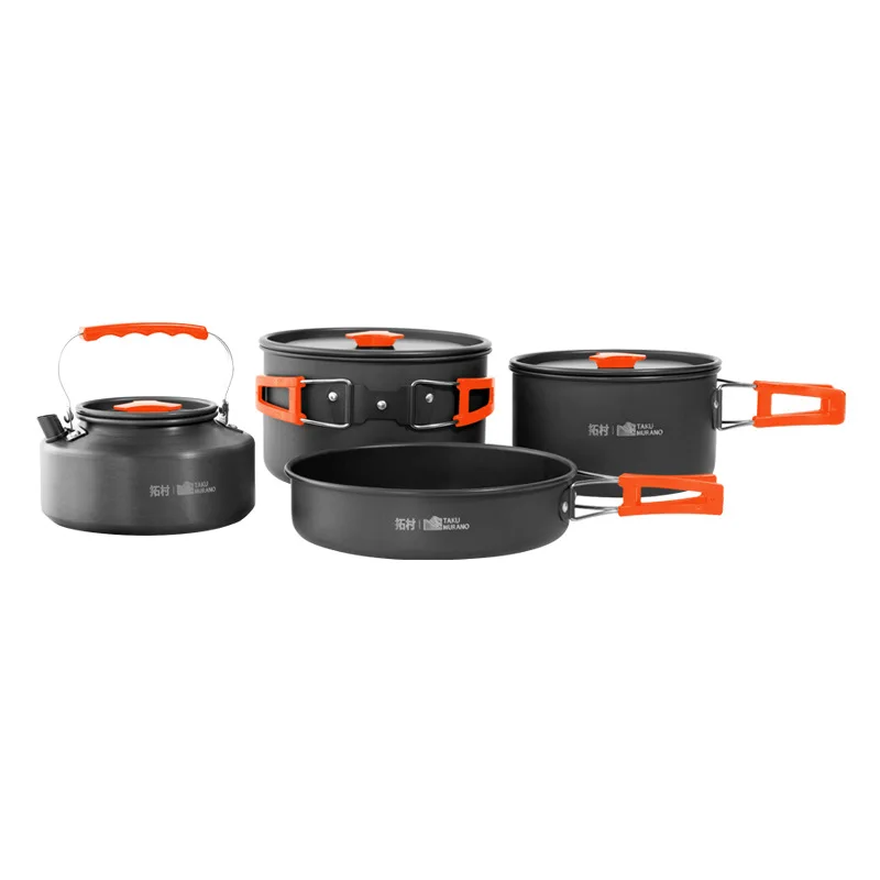 Camping Cookware Set Outdoor C - Camping Cooking Set With Bag บทวิจารณ์และราคา