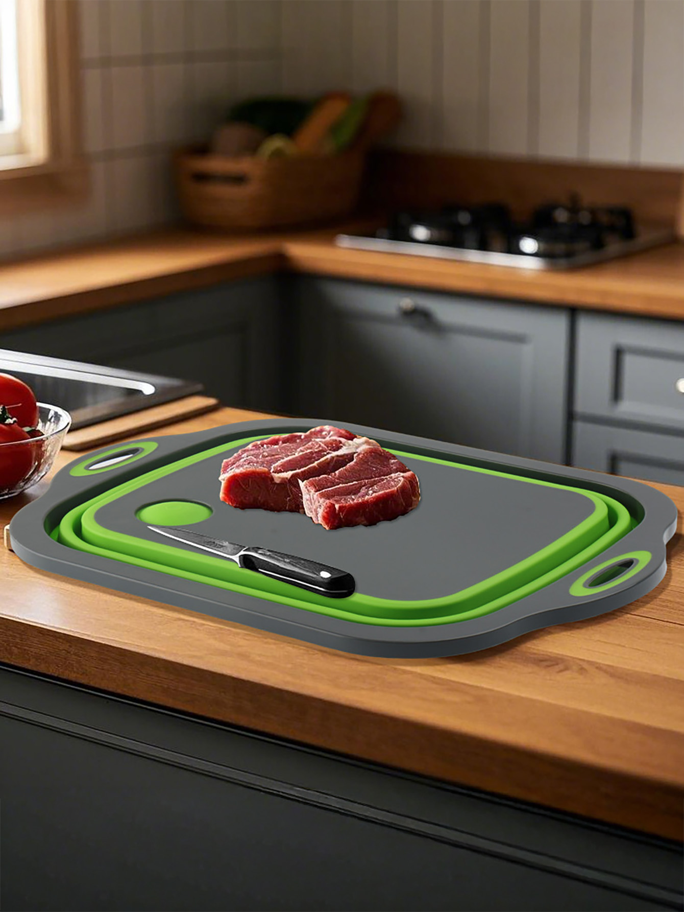 Camping Collapsible Cutting Bo - Camping Cooking Meals บทวิจารณ์และราคา