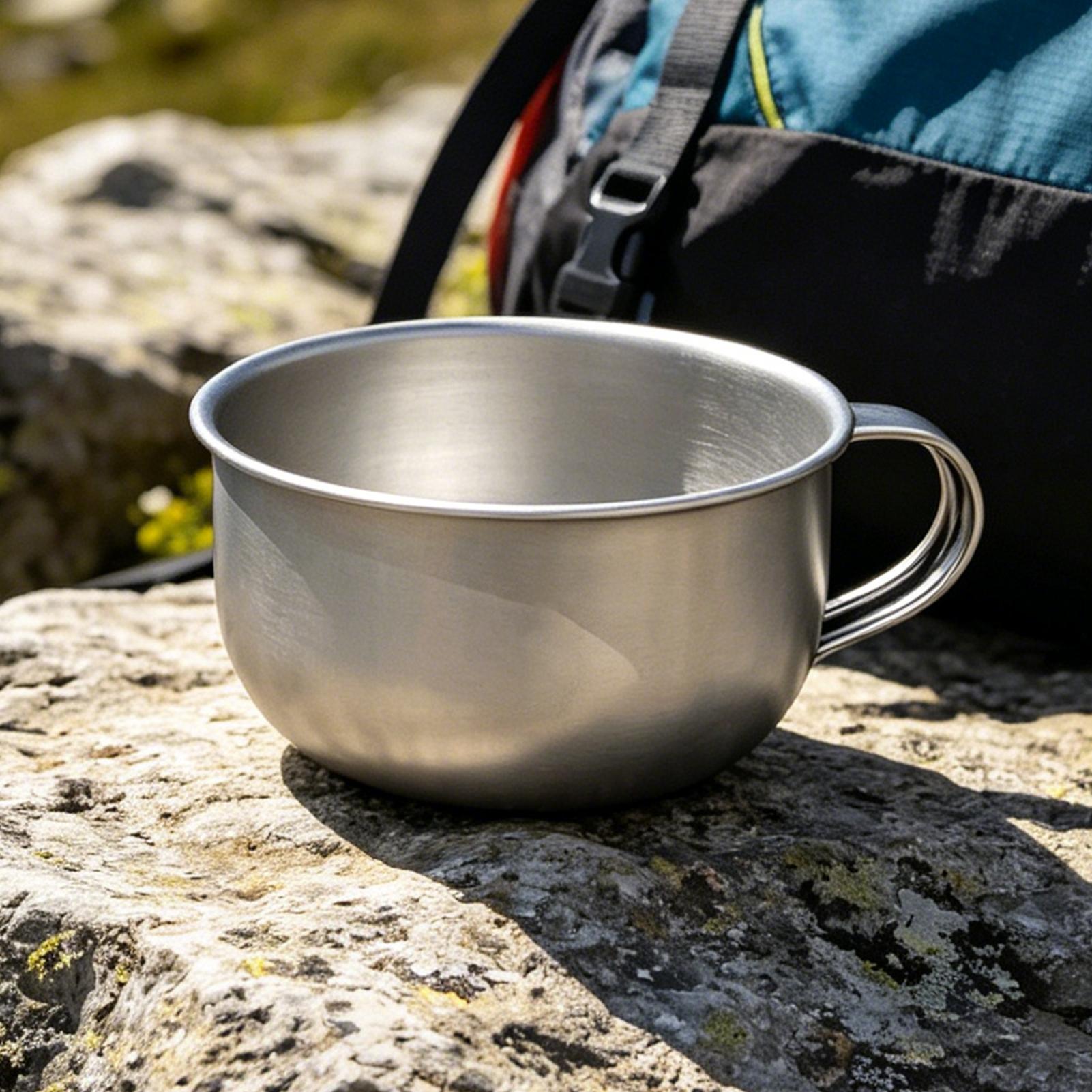 220ml Camping Mug With Handle  - Camping Cooking Cutlery Set บทวิจารณ์และราคา