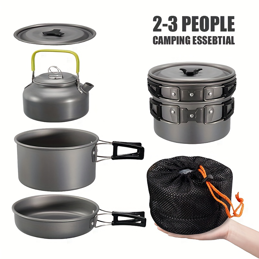 Outdoor camping cookware set a - Camping Cooking Candle บทวิจารณ์และราคา