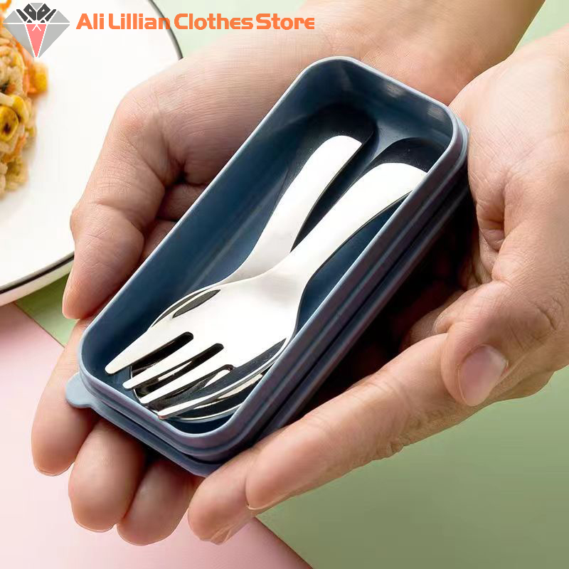 Mini Portable Spoon Fork Table - Camping Cooking Cutlery Set บทวิจารณ์และราคา