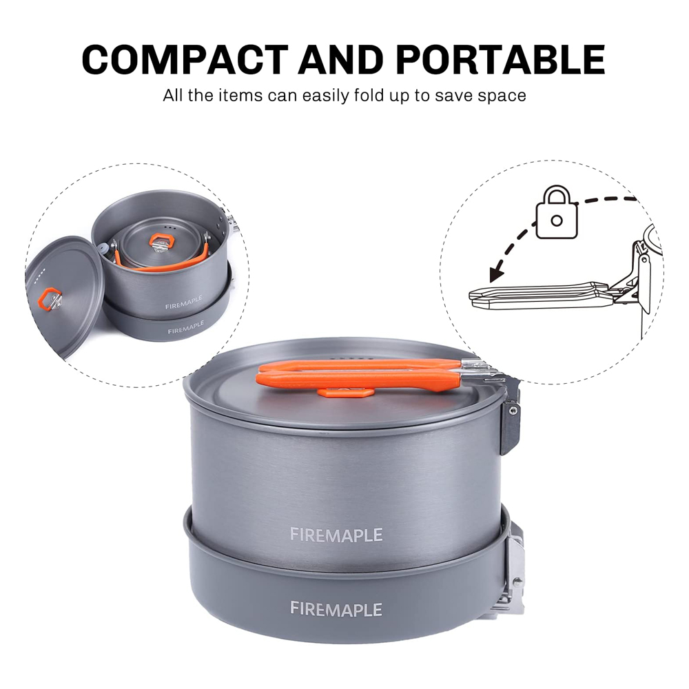 Fire Maple Camping Cookware Ut - Camping Cooking Meals บทวิจารณ์และราคา