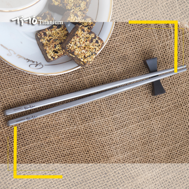 TiTo pure titanium  chopsticks - Camping Cooking Meals บทวิจารณ์และราคา