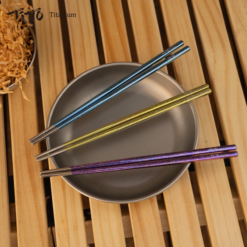 TiTo pure titanium  chopsticks - Camping Cooking Meals บทวิจารณ์และราคา