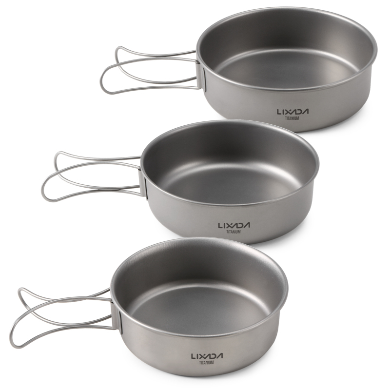 Lixada Titanium Bowls Ultralig - Camping Cooking Meals บทวิจารณ์และราคา