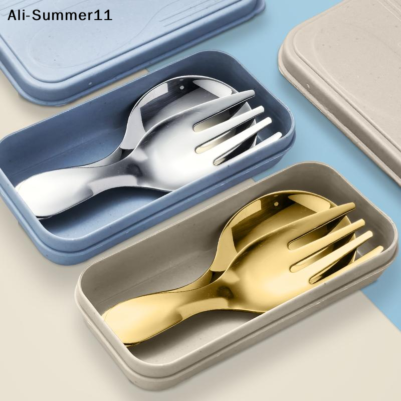 【A6L】Steel Tableware Set Spoon - Camping Cooking Cutlery Set บทวิจารณ์และราคา