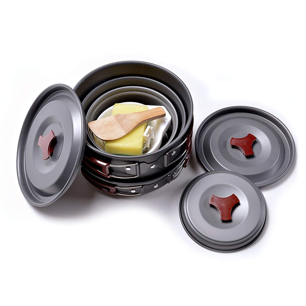 Outdoor Camping Cookware Kit N - Camping Cooking Candle บทวิจารณ์และราคา