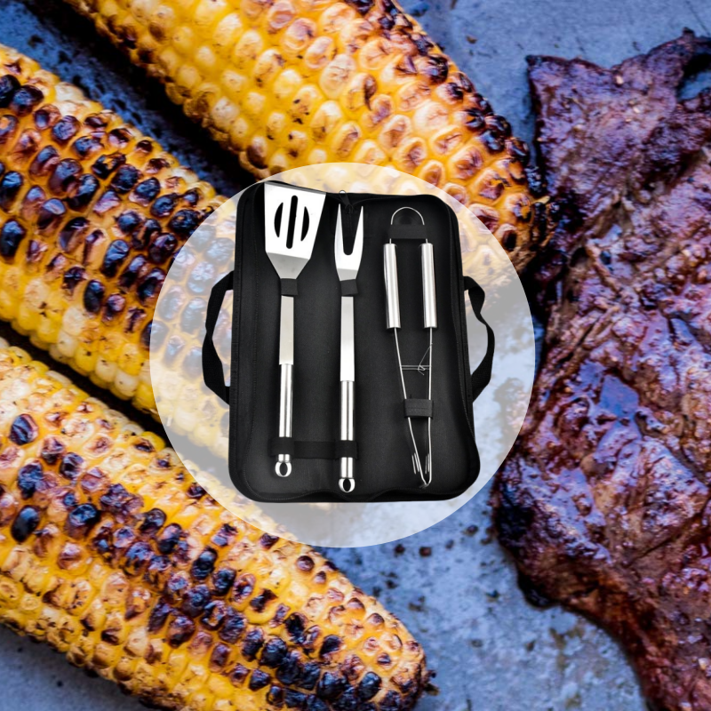 BBQ Tools Set Barbecue Utensil - Camping Cooking And Dining Set บทวิจารณ์และราคา
