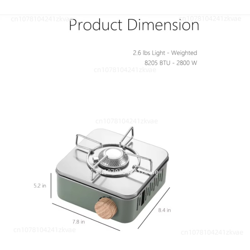 Butane Camping Stove with Port - Camping Cooking Gas Canister บทวิจารณ์และราคา