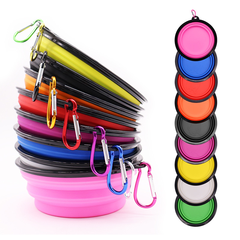Collapsible Pet Silicone Dog F - Camping Cooking Meals บทวิจารณ์และราคา