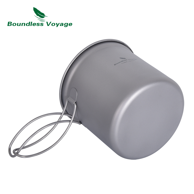 Boundless Voyage Titanium Pot  - Camping Cooking Pots And Pans Set บทวิจารณ์และราคา